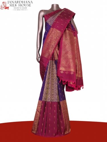 Pure Handloom Kanjeevaram Silk Saree